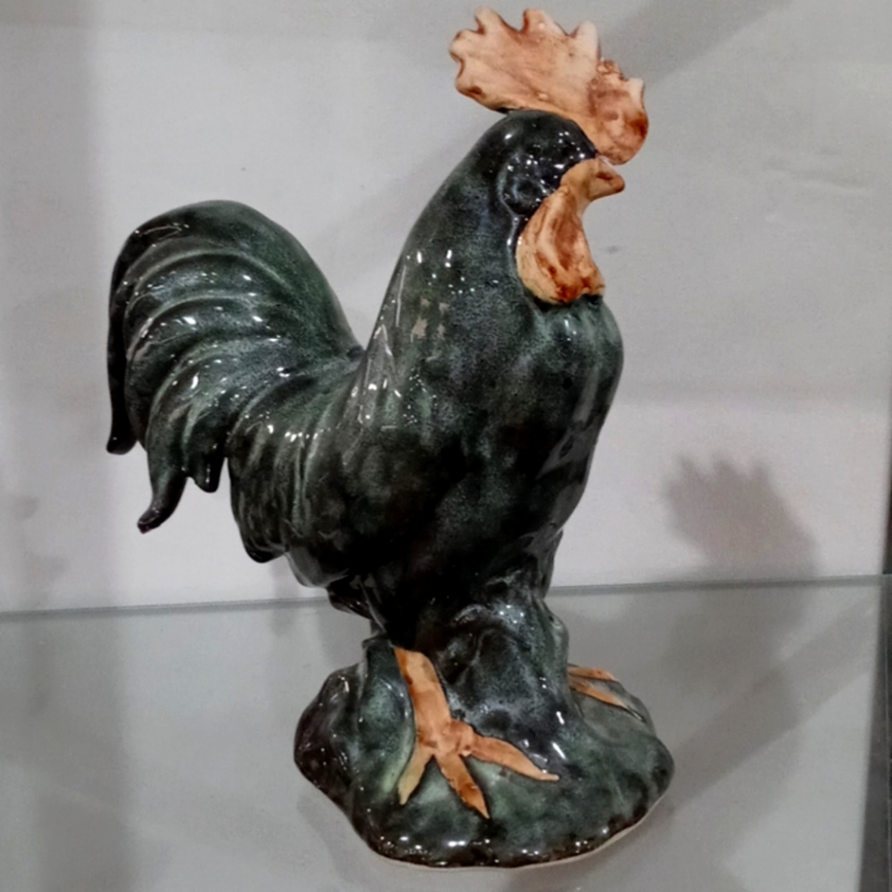 Vintage Farmhouse Ceramic Rooster